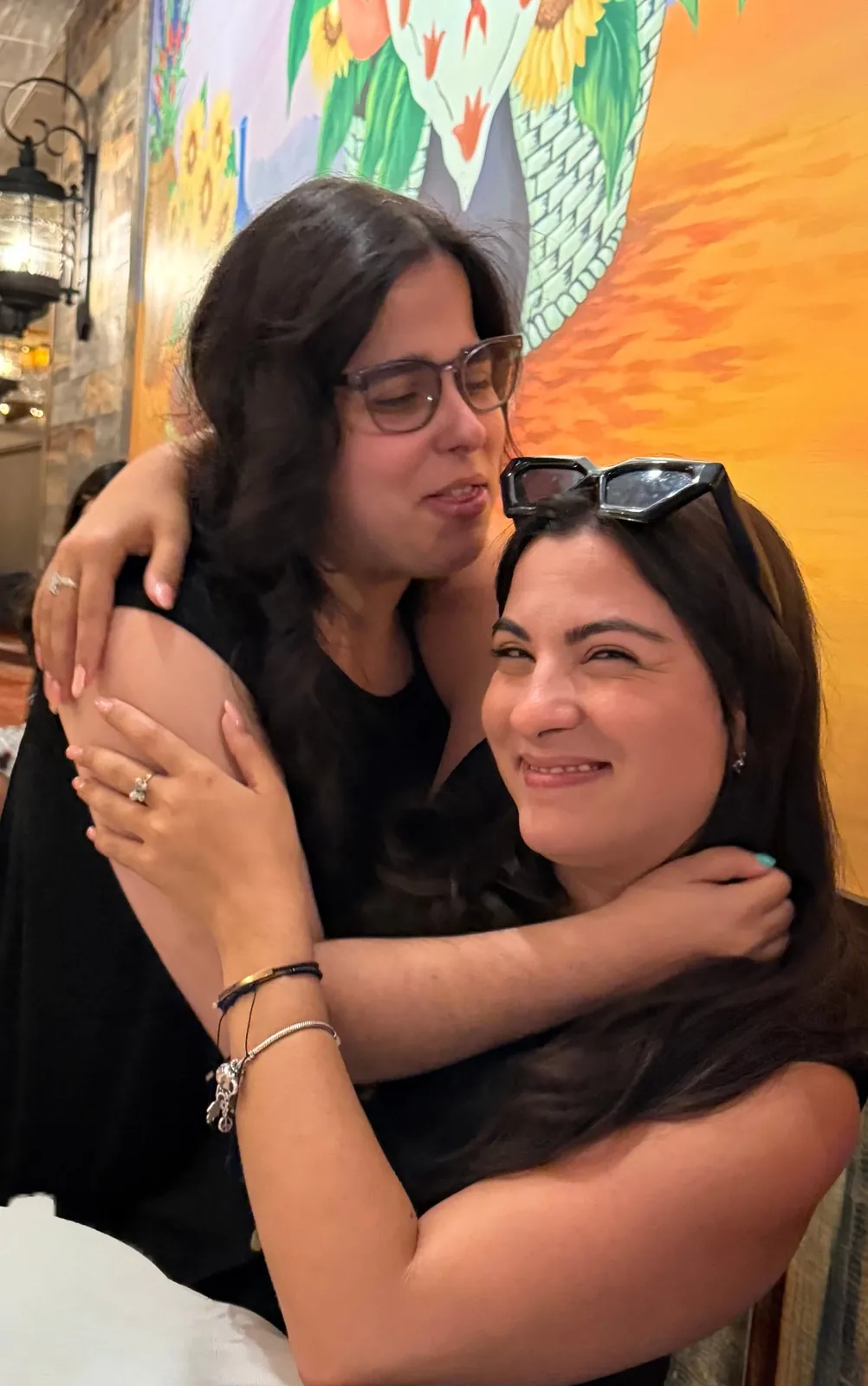 Lindsay and Nicole celebrating their shared birthday