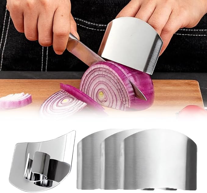 Promifun Stainless Steel Finger Guards for Cutting