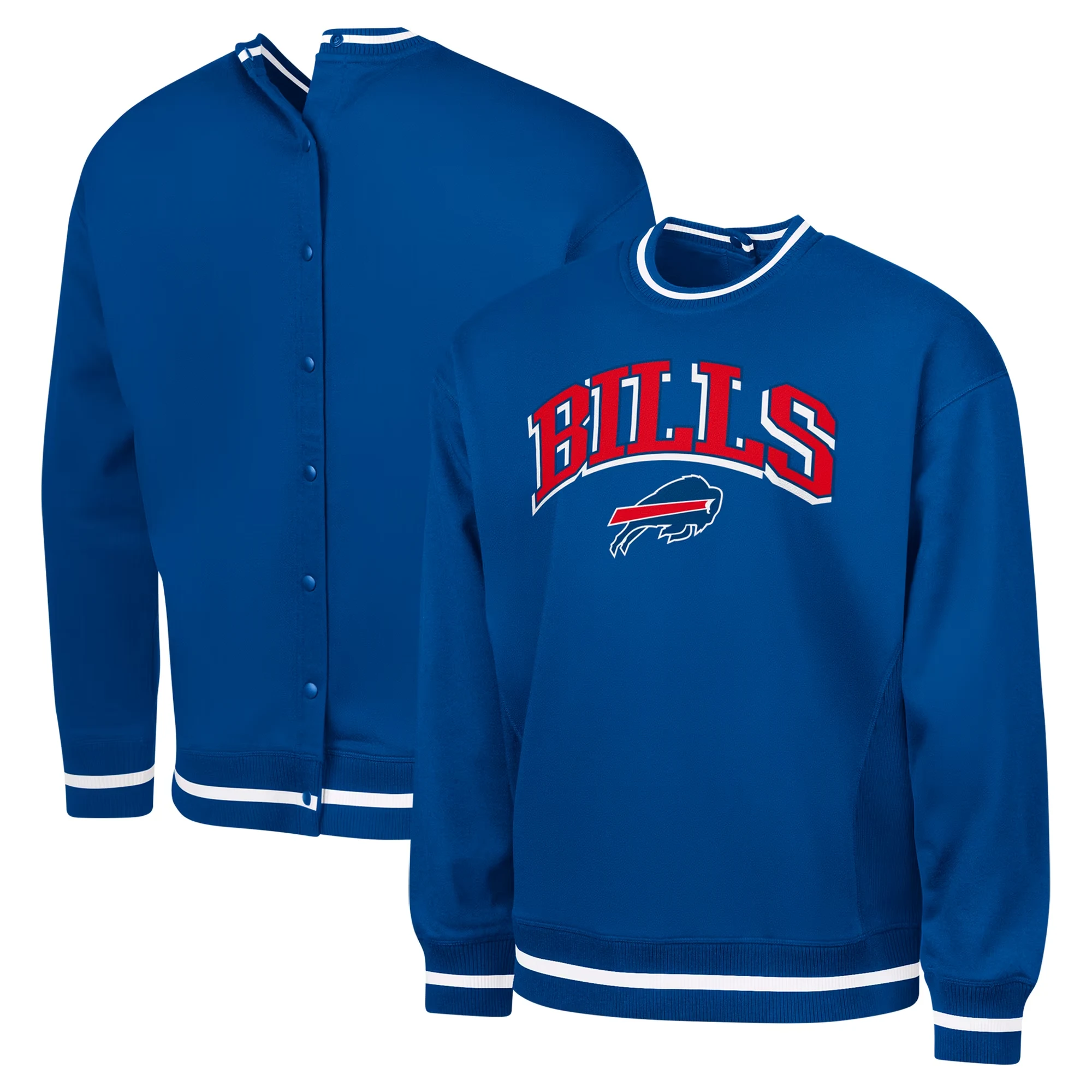 Buffalo Bills Adaptive Blocker Fleece Pullover Sweatshirt