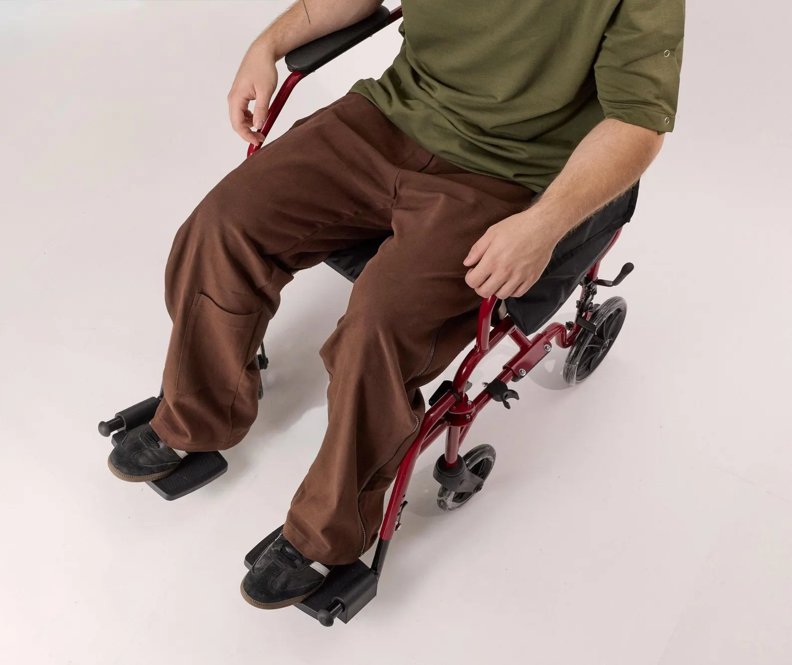 Adaptive Unisex Pants, Full Side Zipper
